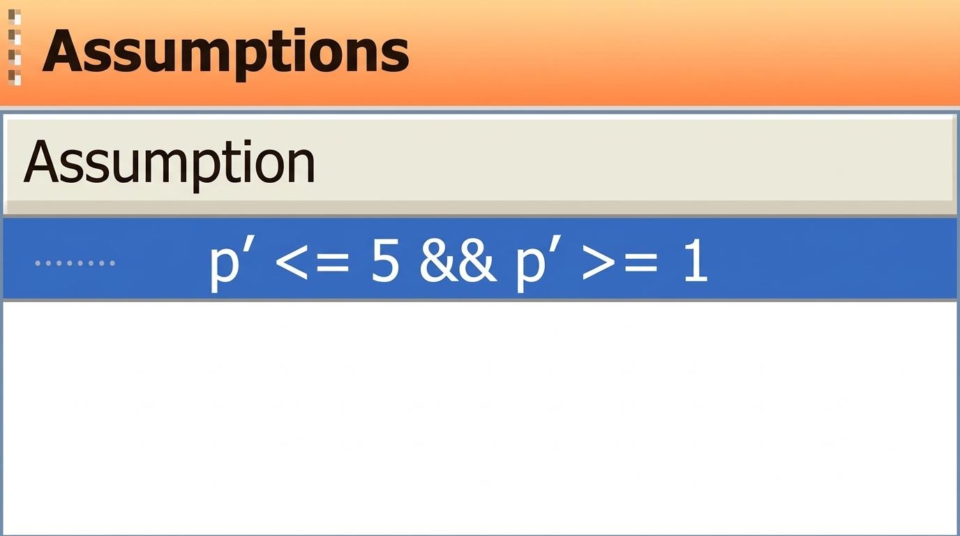 Assumptions